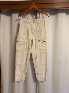 PacSun Beige Cargo Pants with Utility Pockets